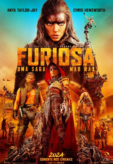 Pôster de Furiosa: Uma Saga Mad Max, o nosso primeiro filme
